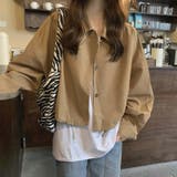 韓国ファッション紐付きハイウエストショートアウターシャツ | 17kg | 詳細画像8