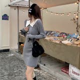 【SHOPLIST限定】韓国風シックな秋新作ニットタイトワンピース | 17kg | 詳細画像19 