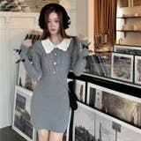 【SHOPLIST限定】韓国風シックな秋新作ニットタイトワンピース | 17kg | 詳細画像20 
