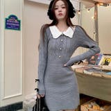 【SHOPLIST限定】韓国風シックな秋新作ニットタイトワンピース | 17kg | 詳細画像22 