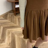 【SHOPLIST限定】韓国風シックな秋新作ハイウェストプリーツスカートニット | 17kg | 詳細画像4 