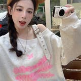 【SHOPLIST限定】アメリカンホリック大きいサイズスウェットオフショルダーロ… | 17kg | 詳細画像2 