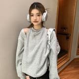 韓国ファッションオフショルダースウェットスリムでレイジースタイル | 17kg | 詳細画像18 