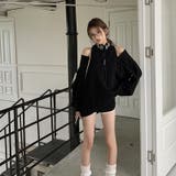韓国ファッションオフショルダースウェットスリムでレイジースタイル | 17kg | 詳細画像8 