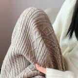 【SHOPLIST限定】レトロなパターンのソフトでワックスのようなカジュアルニッ… | 17kg | 詳細画像12 