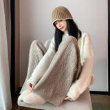 【SHOPLIST限定】レトロなパターンのソフトでワックスのようなカジュアルニッ… | 17kg | 詳細画像4 