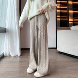 【SHOPLIST限定】レトロなパターンのソフトでワックスのようなカジュアルニッ… | 17kg | 詳細画像6 