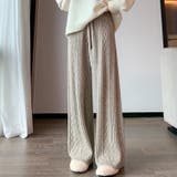 【SHOPLIST限定】レトロなパターンのソフトでワックスのようなカジュアルニッ… | 17kg | 詳細画像8 