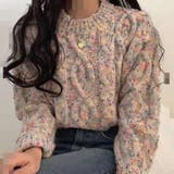 【SHOPLIST限定】韓国風レトロなカラードットツイストセーター | 17kg | 詳細画像2 