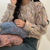【SHOPLIST限定】韓国風レトロなカラードットツイストセーター | 17kg | 詳細画像5 