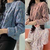 【SHOPLIST限定】韓国風レトロなカラードットツイストセーター | 17kg | 詳細画像7 