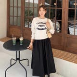 ブラック | 韓国風パッチワークスウェットシャツとスカート綴る！レヤードワンピース | 17kg