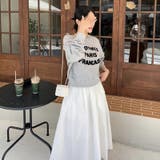 韓国風パッチワークスウェットシャツとスカート綴る！レヤードワンピース | 17kg | 詳細画像7 
