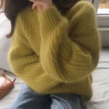 イエロー | 【SHOPLIST限定】韓国風明るい色もこもこショートセーター | 17kg