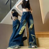 アメリカンストリートファッションスターリベット リップド フリンジ | 17kg | 詳細画像3 