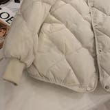 【SHOPLIST限定】菱形キルティング中綿アウターショート無地コート | 17kg | 詳細画像10 