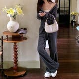 フリース感のあるジャケットドレープストレートパンツ2点セット | 17kg | 詳細画像11
