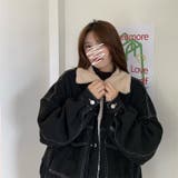 【SHOPLIST限定】程よくゆったりとした裏ボアのデニムジャケット | 17kg | 詳細画像14 