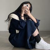 【SHOPLIST限定】春秋の定番アイテム。デニムワンピース(同色ベルト付き) | 17kg | 詳細画像6 