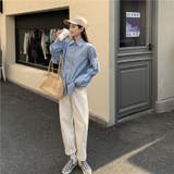 【SHOPLIST限定】コーデしやすいシャーリングの長袖シャツブラウス | 17kg | 詳細画像11 