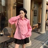 【SHOPLIST限定】コーデしやすいシャーリングの長袖シャツブラウス | 17kg | 詳細画像2 