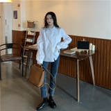 【SHOPLIST限定】コーデしやすいシャーリングの長袖シャツブラウス | 17kg | 詳細画像23 