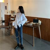 【SHOPLIST限定】コーデしやすいシャーリングの長袖シャツブラウス | 17kg | 詳細画像24 