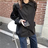 【SHOPLIST限定】コーデしやすいシャーリングの長袖シャツブラウス | 17kg | 詳細画像35 