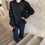 【SHOPLIST限定】コーデしやすいシャーリングの長袖シャツブラウス | 17kg | 詳細画像36 