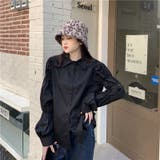 【SHOPLIST限定】コーデしやすいシャーリングの長袖シャツブラウス | 17kg | 詳細画像39 