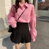 【SHOPLIST限定】コーデしやすいシャーリングの長袖シャツブラウス | 17kg | 詳細画像7 