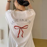 【SHOPLIST限定】リボンTシャツ半袖トップス | 17kg | 詳細画像1 