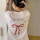 【SHOPLIST限定】リボンTシャツ半袖トップス | 17kg | 詳細画像5 