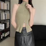 【SHOPLIST限定】ジップアップニットベスト+カーディガン2点セット | 17kg | 詳細画像7