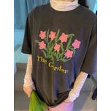 明るく軽やかな春の装いをお楽しみ！花柄プリントのルーズな半袖Tシャツ | 17kg | 詳細画像2 