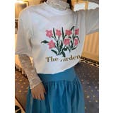 明るく軽やかな春の装いをお楽しみ！花柄プリントのルーズな半袖Tシャツ | 17kg | 詳細画像8 