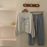 【SHOPLIST限定】柔らかくて万能なアイテム。繍のリボントップスパーカー | 17kg | 詳細画像7
