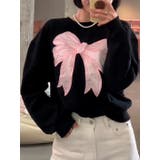 【SHOPLIST限定】韓国風のシンプルで可愛らしい。リボン刺繍パーカー | 17kg | 詳細画像9 