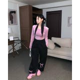 【SHOPLIST限定】リボンライクに!プリント柄可愛らしいウエストロングパンツ | 17kg | 詳細画像15