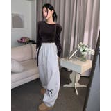 【SHOPLIST限定】リボンライクに!プリント柄可愛らしいウエストロングパンツ | 17kg | 詳細画像20