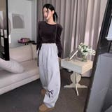 【SHOPLIST限定】リボンライクに!プリント柄可愛らしいウエストロングパンツ | 17kg | 詳細画像24