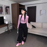 【SHOPLIST限定】リボンライクに!プリント柄可愛らしいウエストロングパンツ | 17kg | 詳細画像26