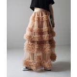 ブラウン | 【SHOPLIST限定】重ね着するに！インナースカート付きの3層スカート、Aライ… | 17kg