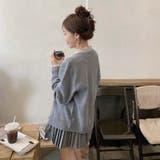 若者のカレッジスタイル!グレーカーディガン＆シャツ＆スカート | 17kg | 詳細画像13 