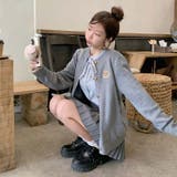若者のカレッジスタイル!グレーカーディガン＆シャツ＆スカート | 17kg | 詳細画像7 