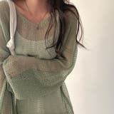 【SHOPLIST限定】微妙なセクシーさ。ゆったりした長袖ニット | 17kg | 詳細画像13