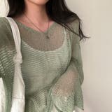 【SHOPLIST限定】微妙なセクシーさ。ゆったりした長袖ニット | 17kg | 詳細画像17