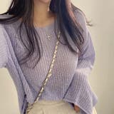 【SHOPLIST限定】微妙なセクシーさ。ゆったりした長袖ニット | 17kg | 詳細画像20