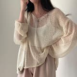 【SHOPLIST限定】微妙なセクシーさ。ゆったりした長袖ニット | 17kg | 詳細画像3