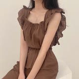 【SHOPLIST限定】韓国風のゆったりとした！フライスリーブウエストの高いオー… | 17kg | 詳細画像14 